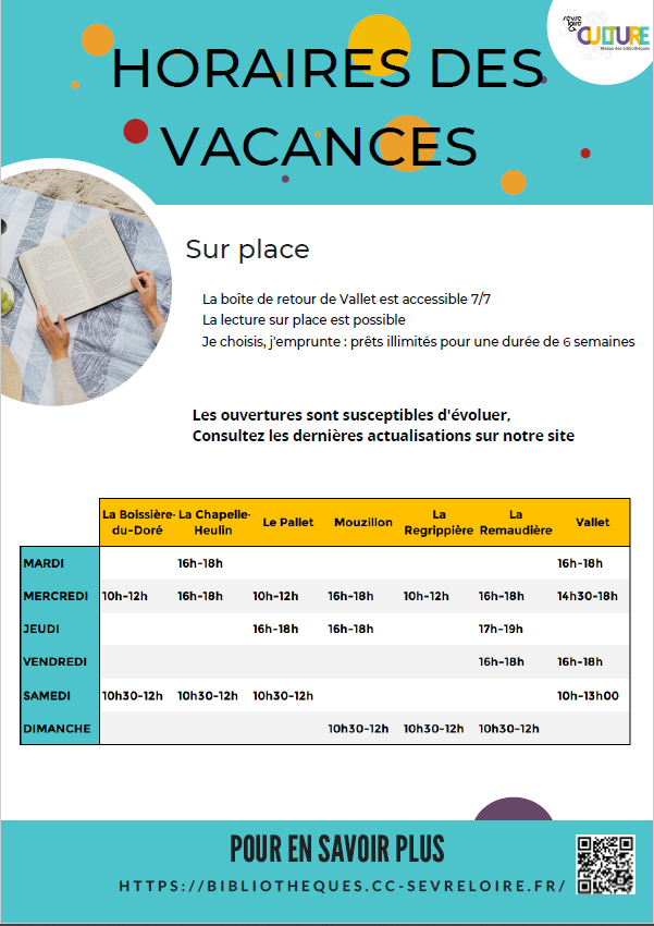 horaires ete