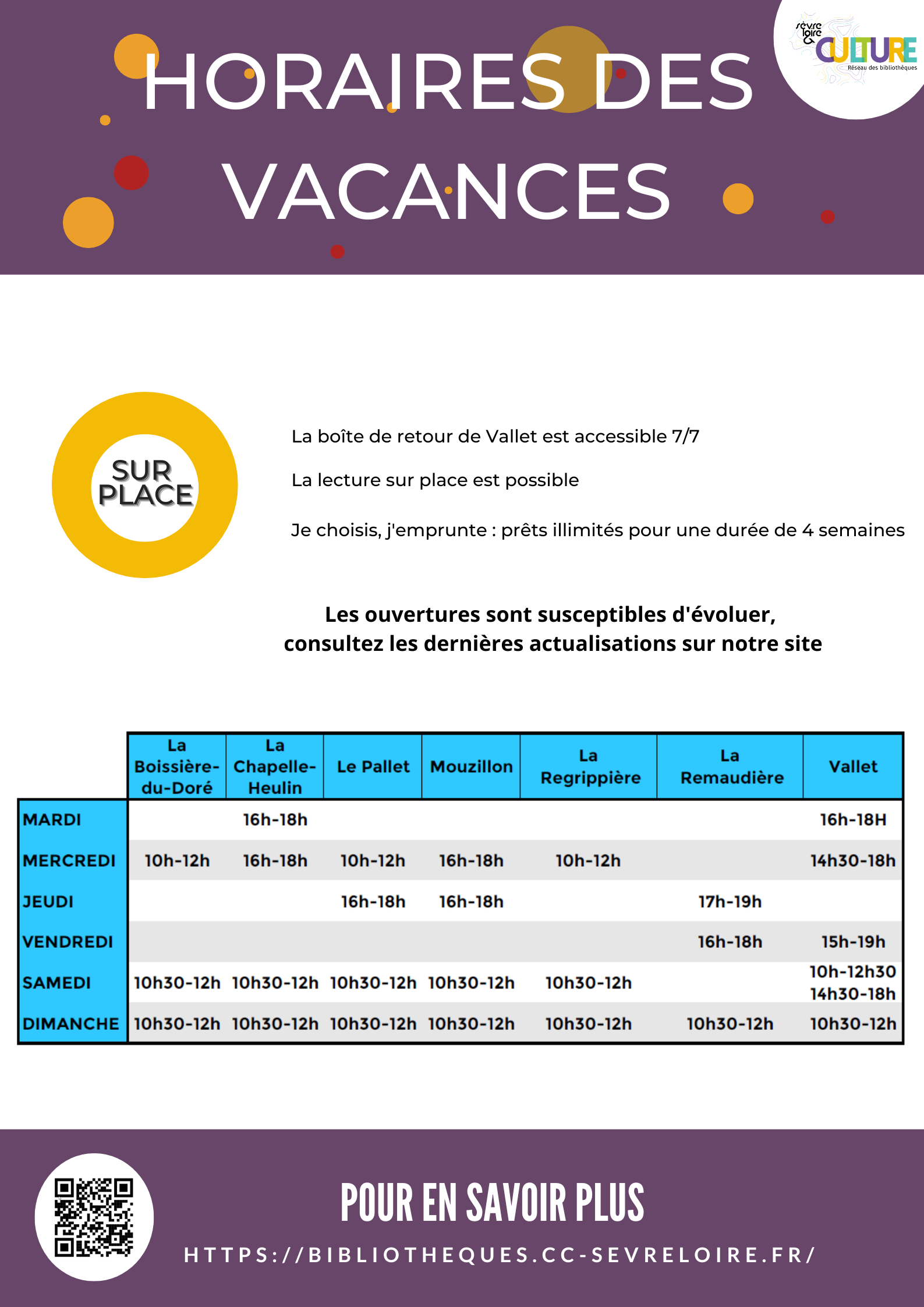 horaires